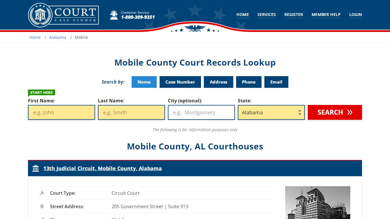 Mobile County Court Records | AL Case Lookup